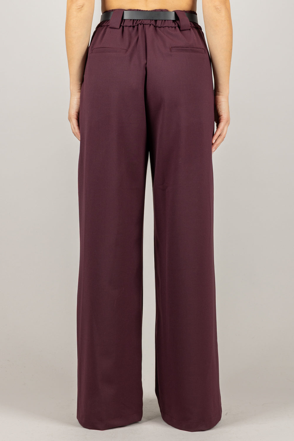 TENSIONE IN - 26P1046 - PANTALONE GAMBA DRITTA CON CINTURA