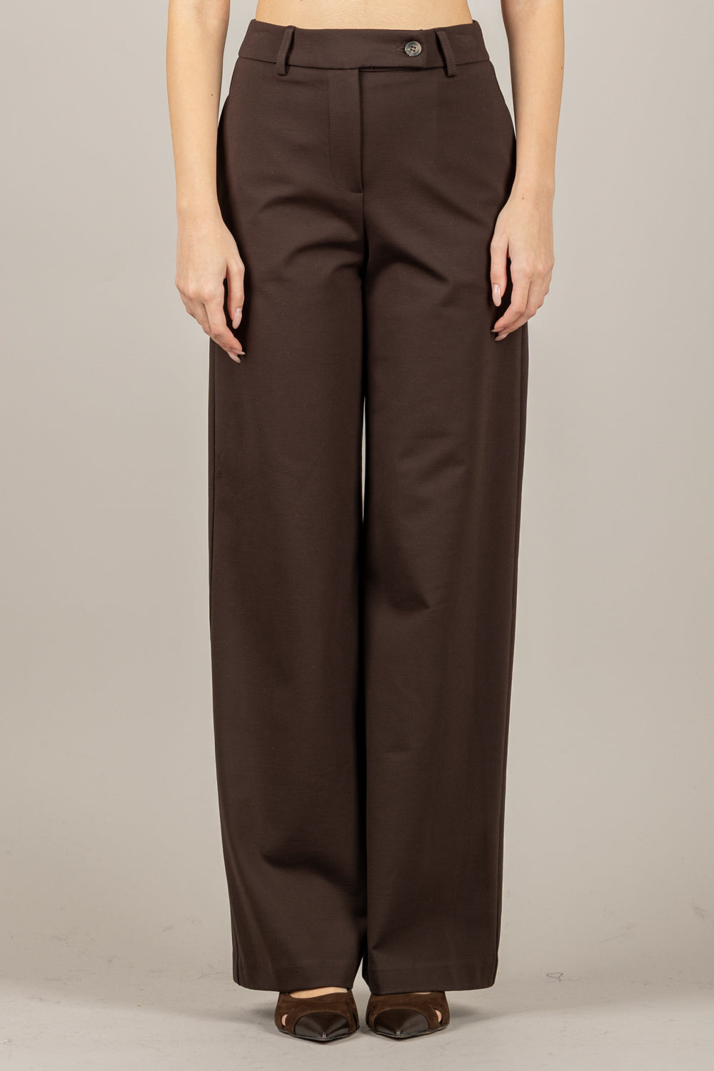 TENSIONE IN - 26P1305 - PANTALONE PALAZZO PUNTO MILANO