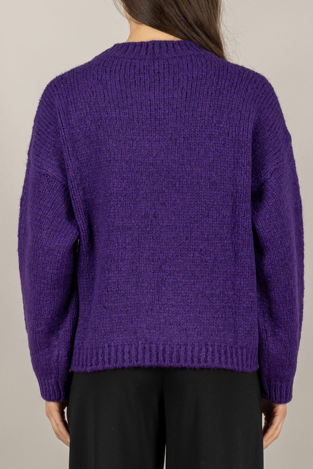 TENSIONE IN - FW25-1112-TI - MAGLIA GIROCOLLO MISTO LANA