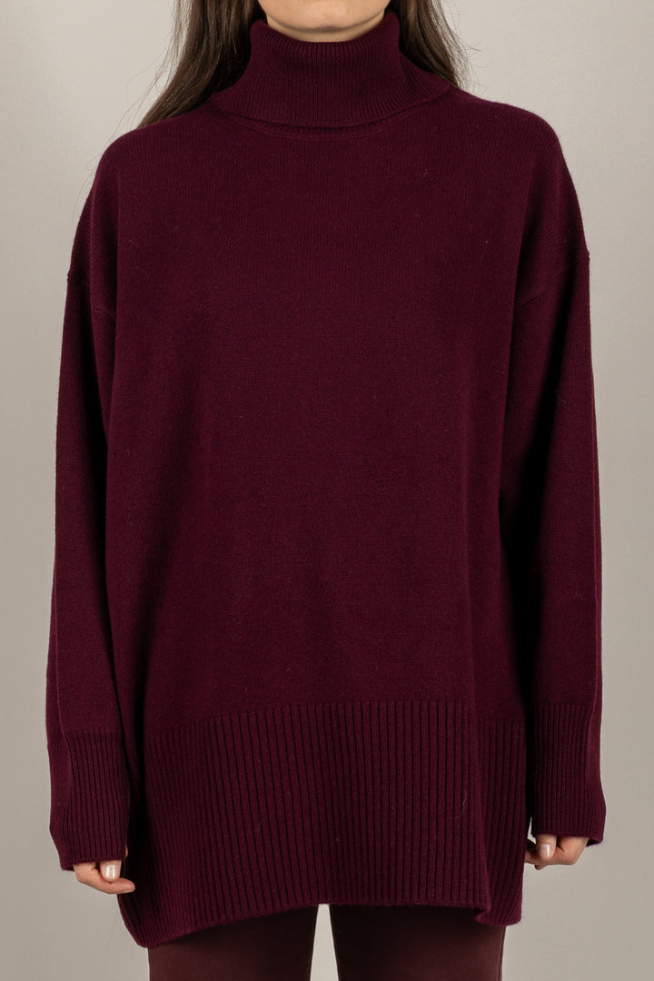 TENSIONE IN - WL773AI25 - MAGLIA OVER COLLO ALTO