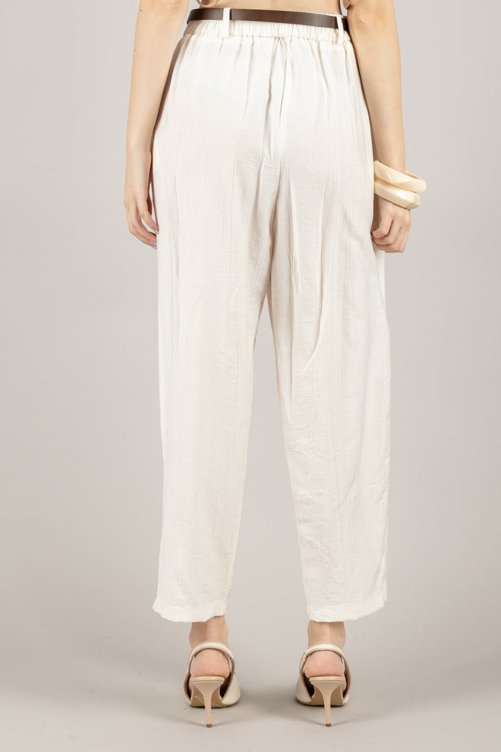 TENSIONE IN - 25P7626 - PANTALONE CON CINTA