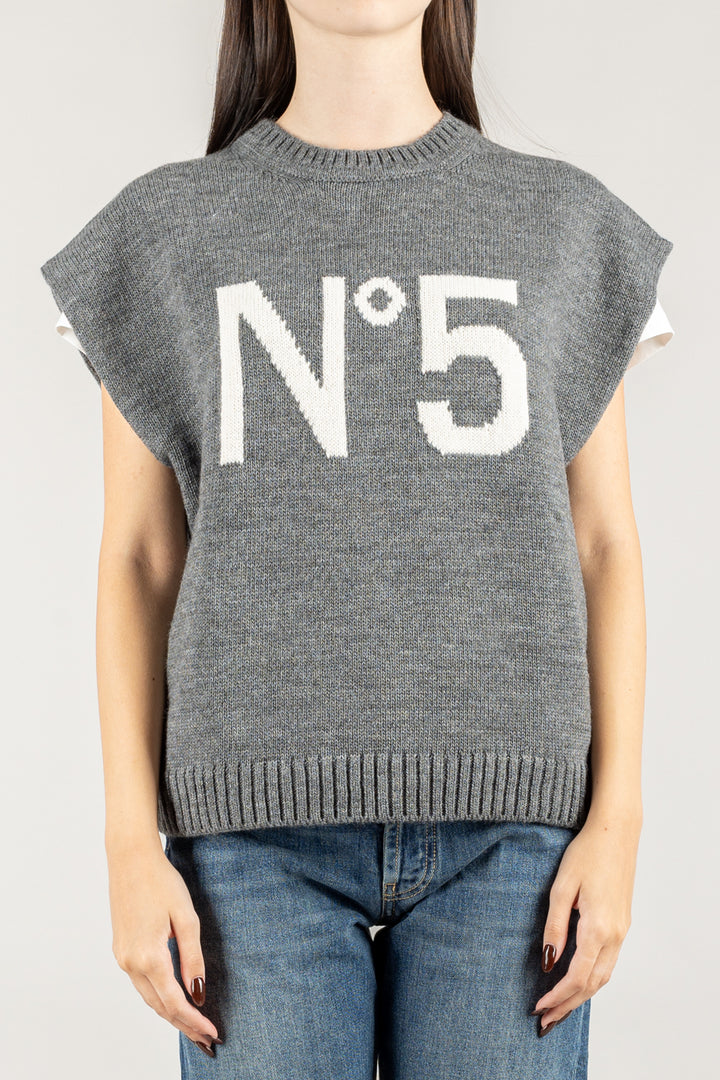 TENSIONE IN - W5HMT10A400 - GILET IN MAGLIA N.5