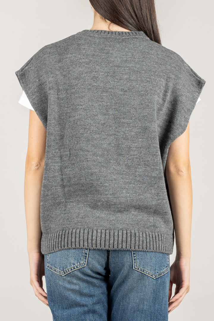 TENSIONE IN - W5HMT10A400 - GILET IN MAGLIA N.5