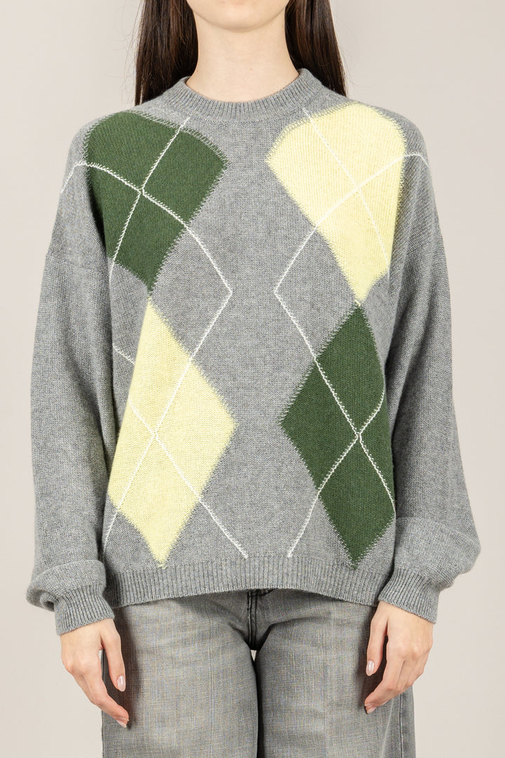 VICOLO - 77195F - MAGLIA ROMBI