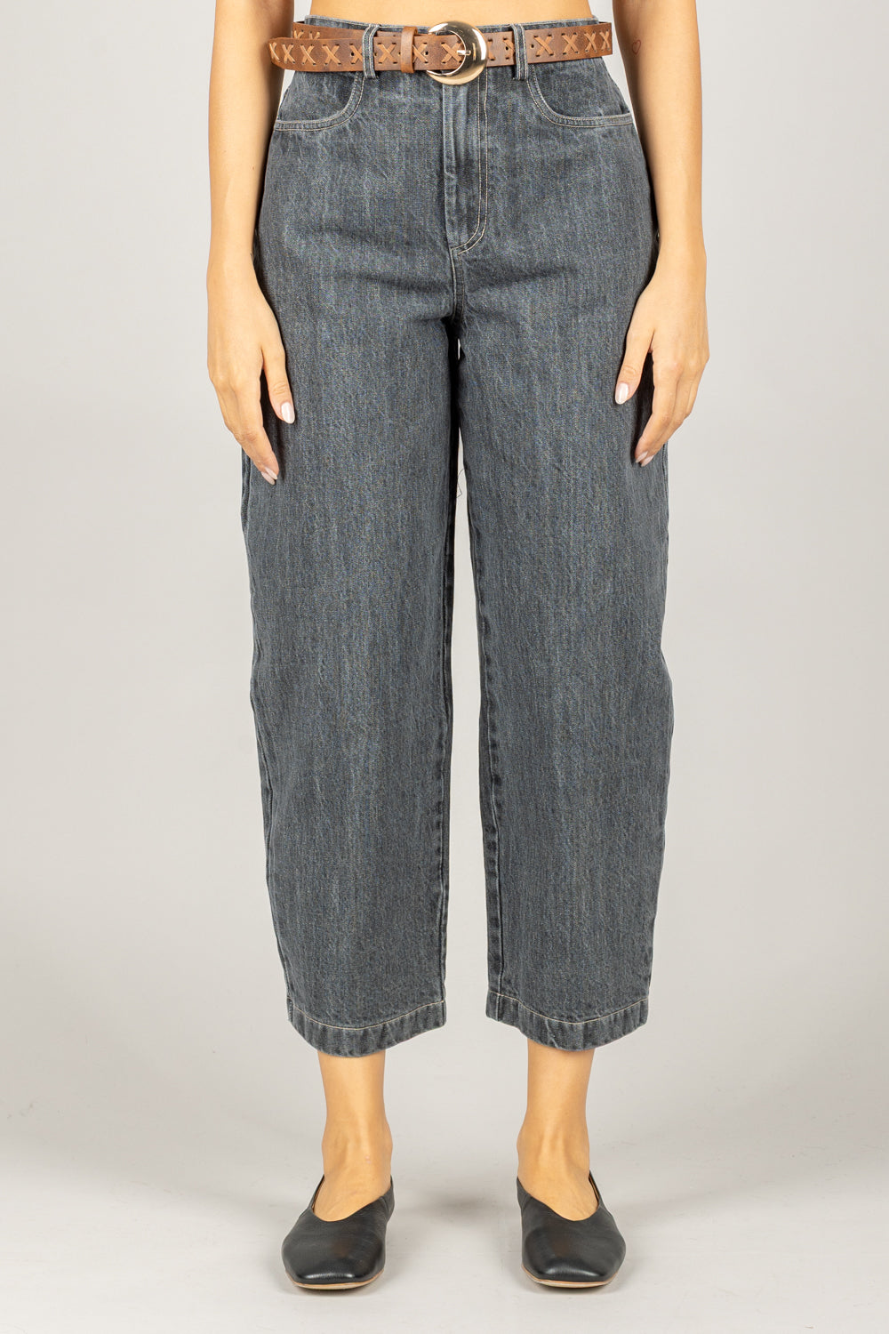 TENSIONE IN - AI25-4182 - JEANS CROP BOY