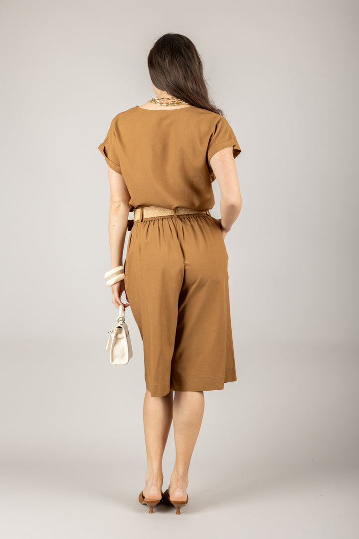 DIXIE - C881W206/P881W260 - COMPLETO BLUSA E BERMUDA CON CINTA