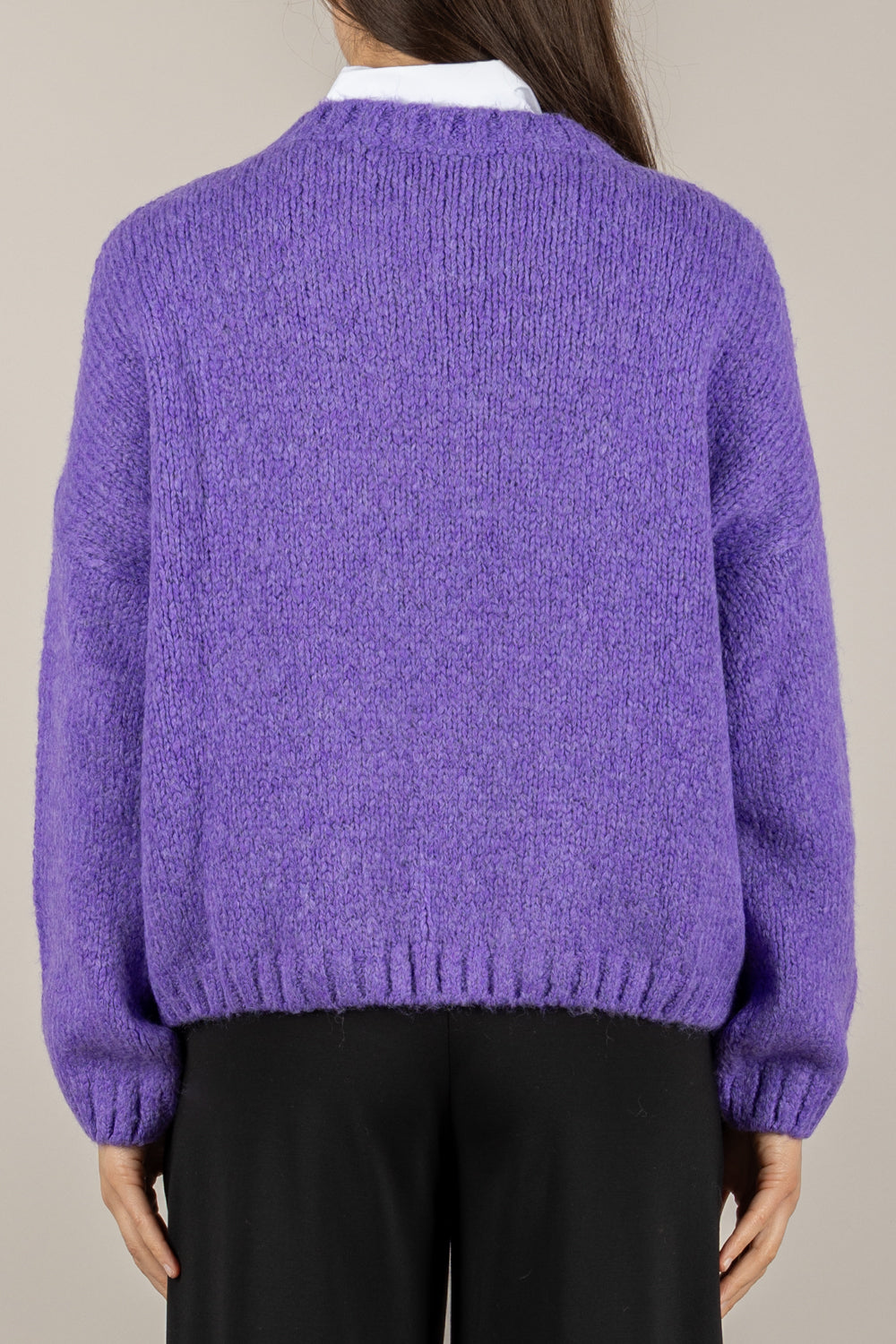 TENSIONE IN - D80379 - MAGLIA SCOLLO A BARCA