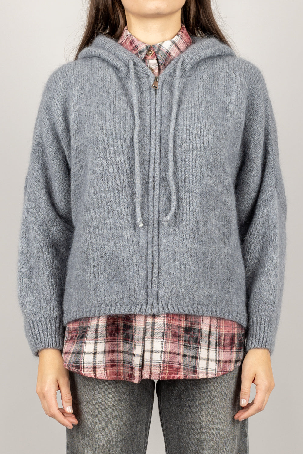 DIXIE - M277Y237 - FELPA MOHAIR CON CAPPUCCIO