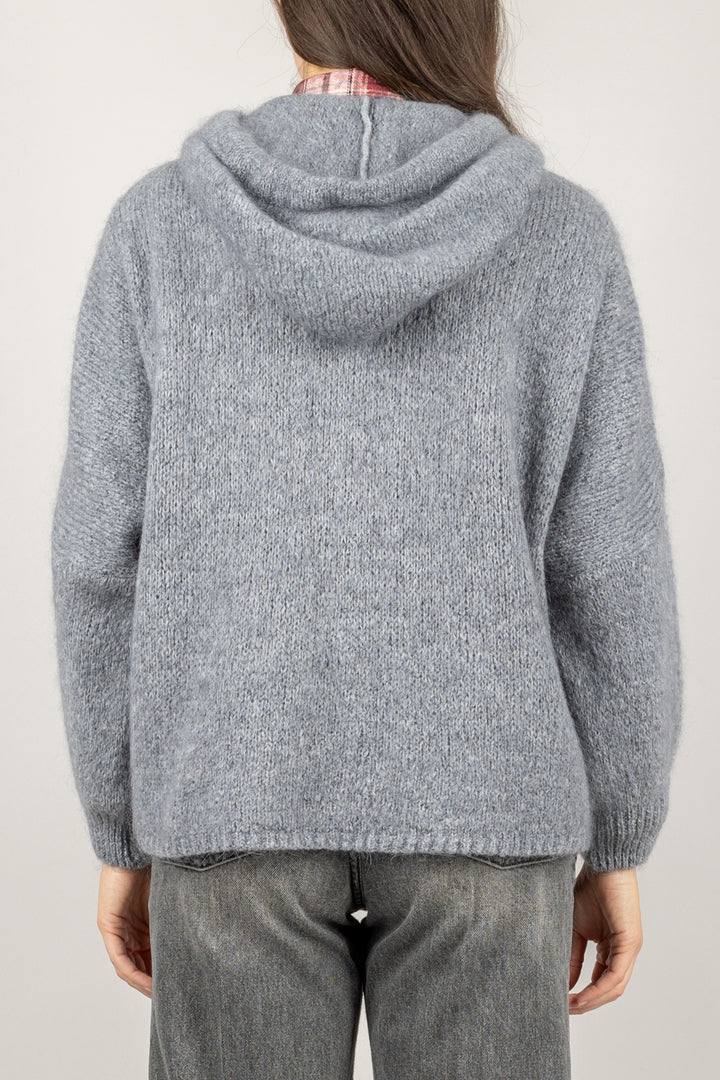 DIXIE - M277Y237 - FELPA MOHAIR CON CAPPUCCIO