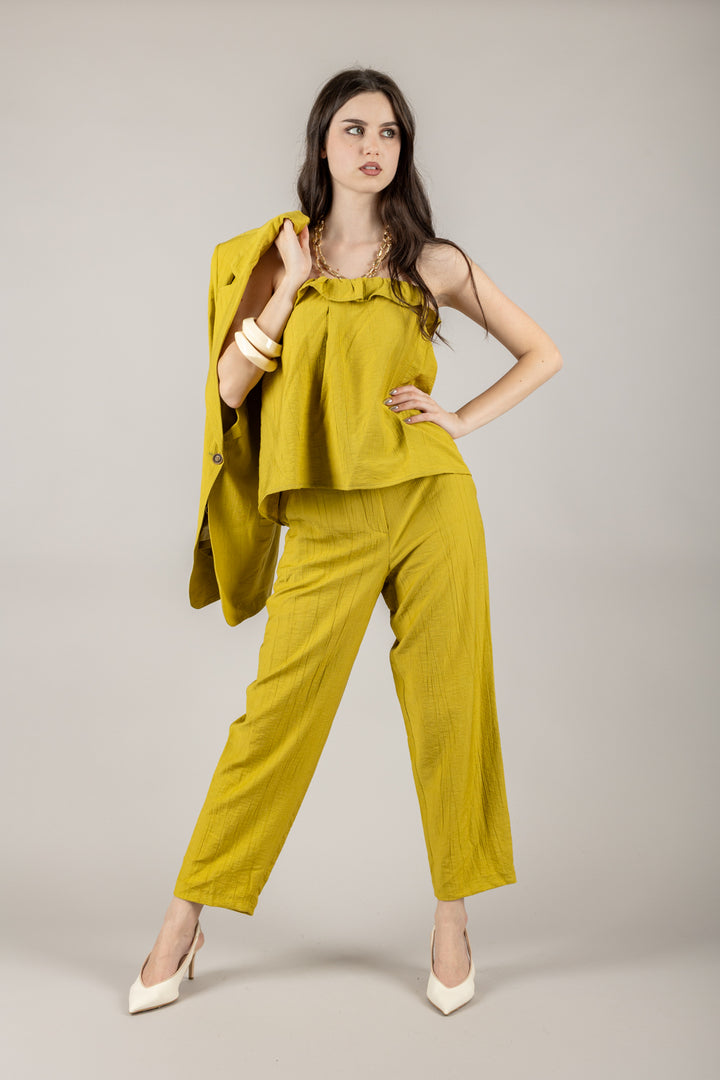 TENSIONE IN - 25P7626 - PANTALONE CON CINTA
