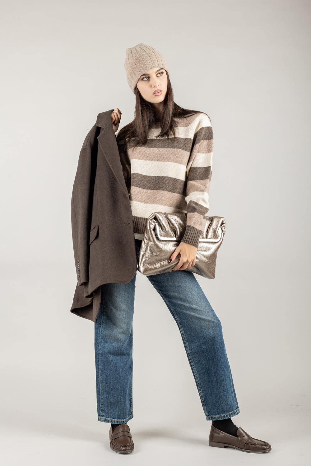 TENSIONE IN - 810 - MAGLIA A RIGHE MULTICOLOR