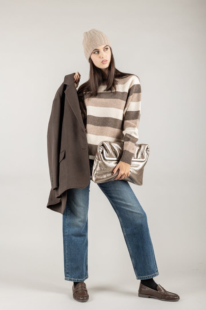 TENSIONE IN - 810 - MAGLIA A RIGHE MULTICOLOR