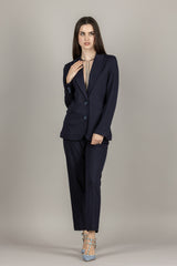 VICOLO - TAB0939 - PANTALONE A SIGARETTA NERO