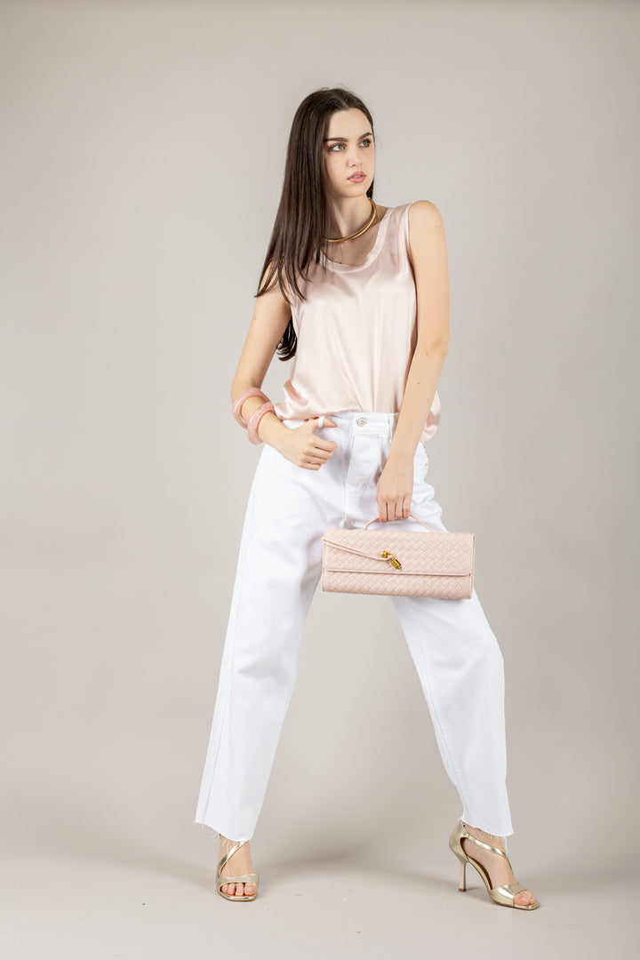 VICOLO - TD0006 - CANOTTA IN SATIN