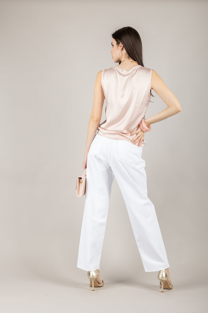 VICOLO - TD0006 - CANOTTA IN SATIN