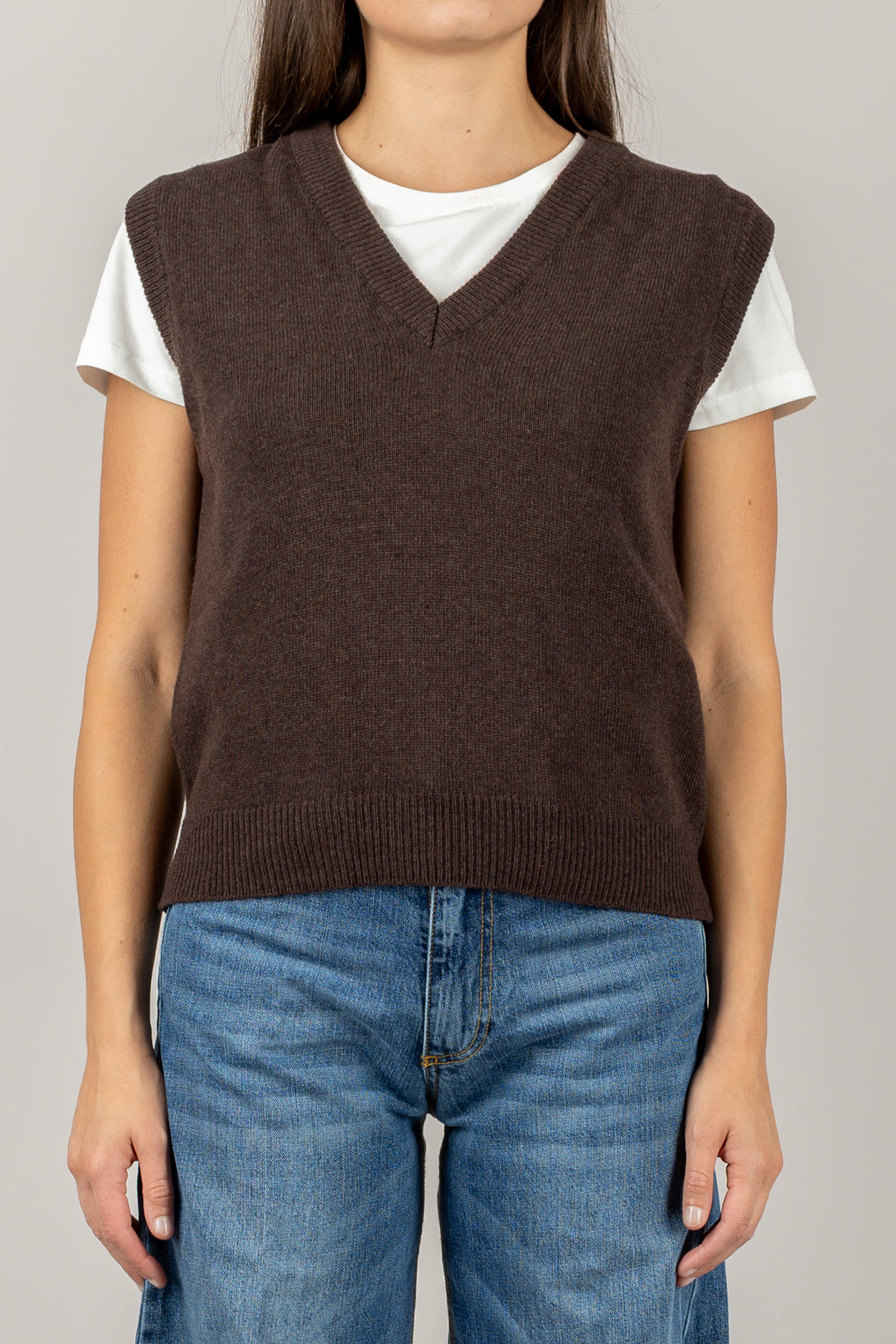 TENSIONE IN - D80968 - GILET SCOLLO A V