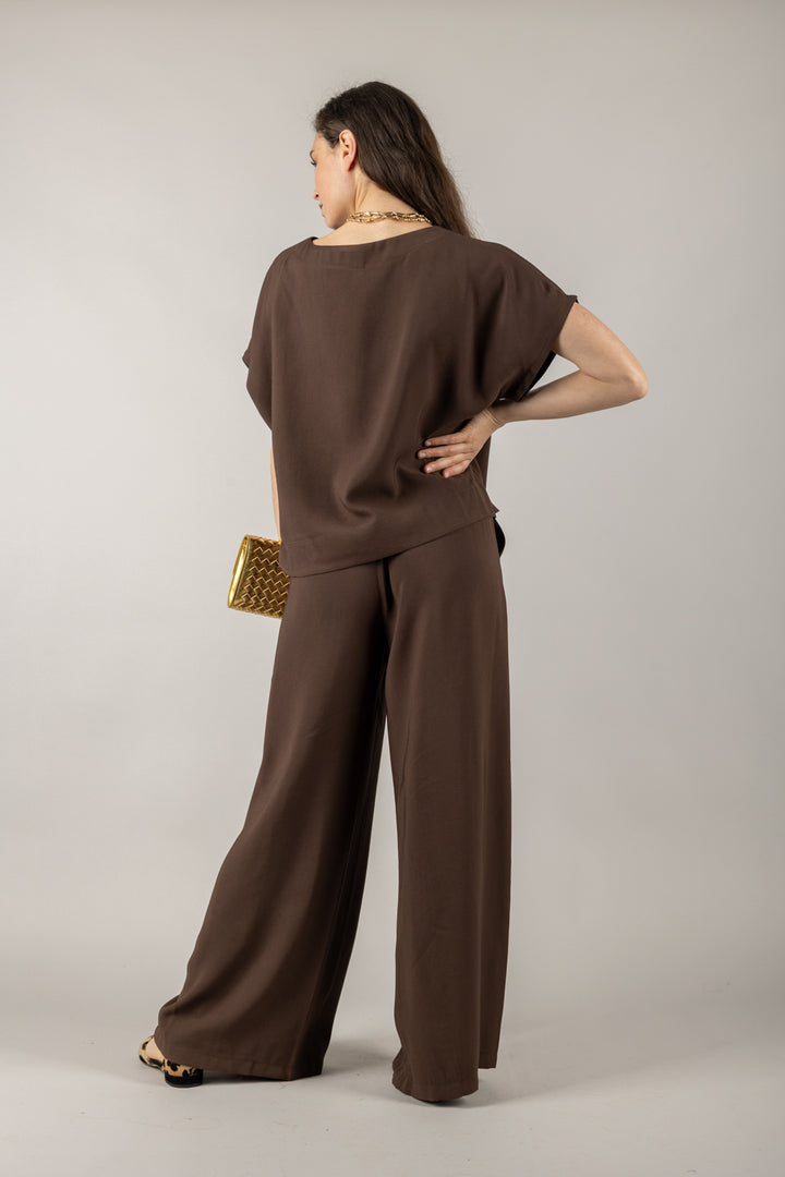 TENSIONE IN - 25C7579 - MAGLIA CROP MEZZA MANICA