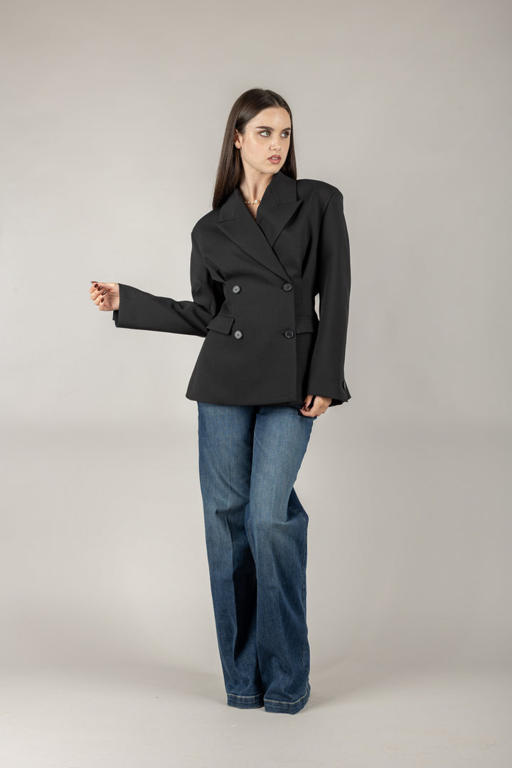 VICOLO - TF0445 - GIACCA DOPPIO PETTO SFIANCATA