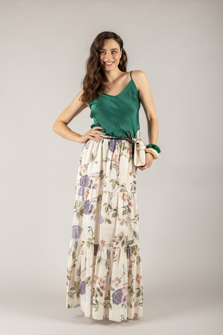 TENSIONE IN - F2164T05QPE25 - TOP IN SATIN