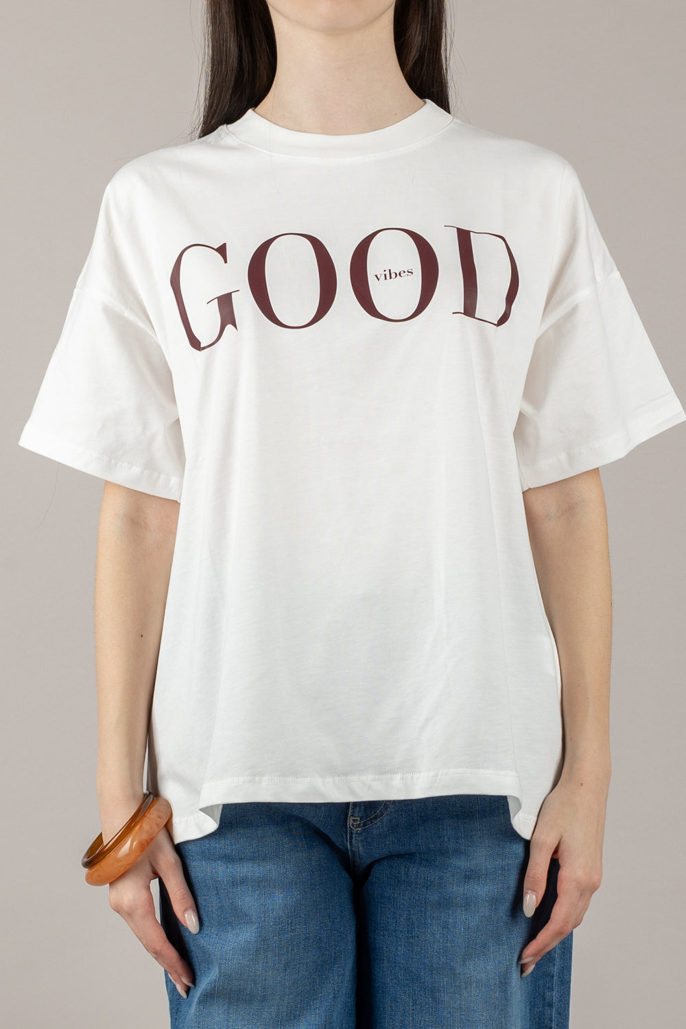 VICOLO - RD0152 - T-SHIRT GOOD VIBES