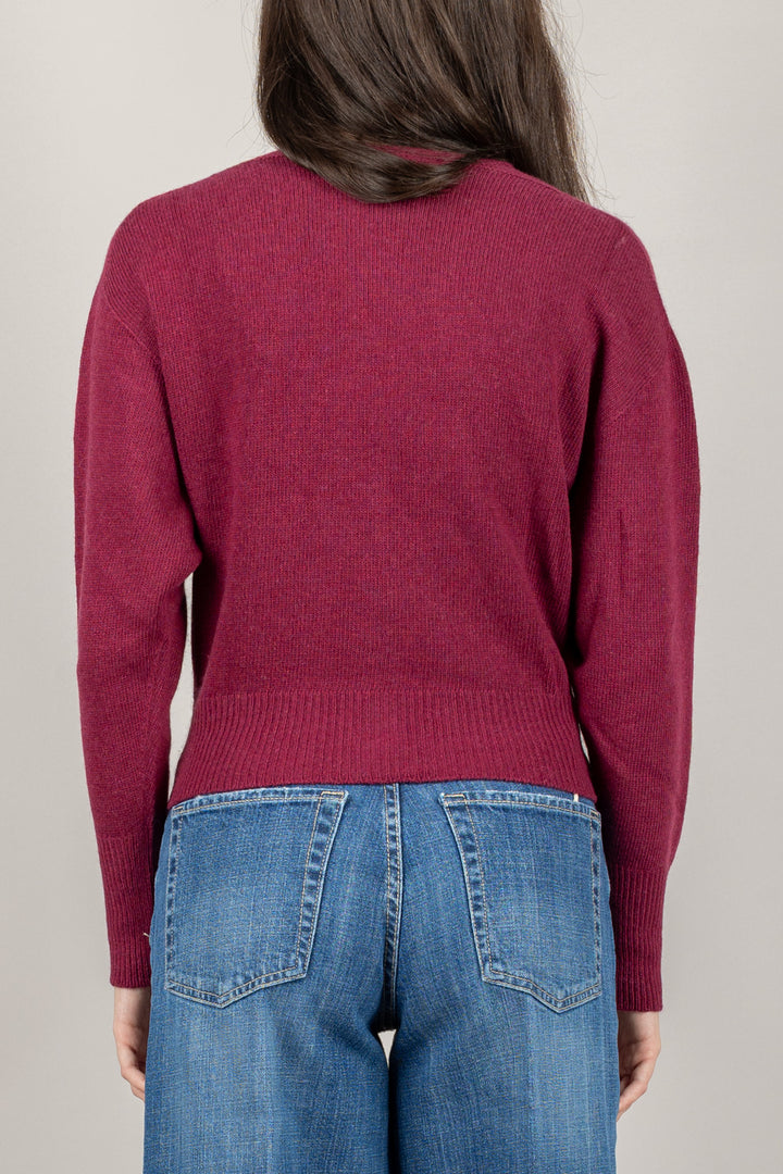 VICOLO - 77282F - CARDIGAN CROP