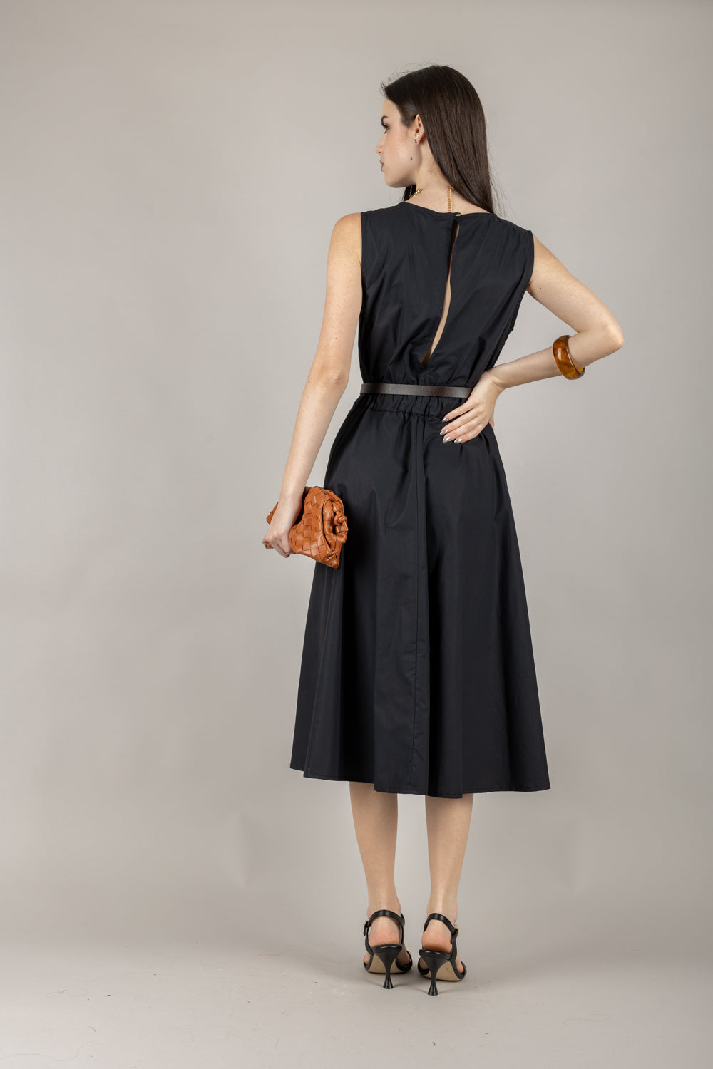 VICOLO - TD2518 - ABITO CON CINTA