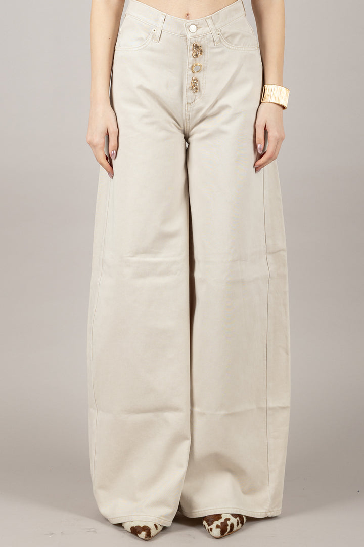 VICOLO - DD5245 - JEANS YVES CON BOTTONI GIOIELLO