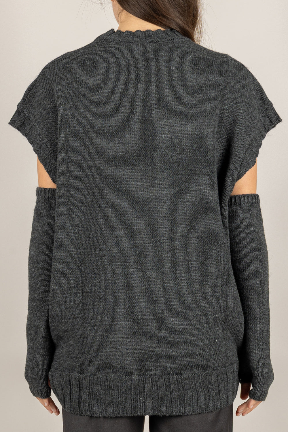 TENSIONE IN - 252PA9339 - GILET STONDATO CON MANICOTTI