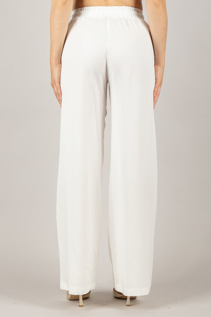 VICOLO - TD0560 - PANTALONE FLUIDO CON COULISSE