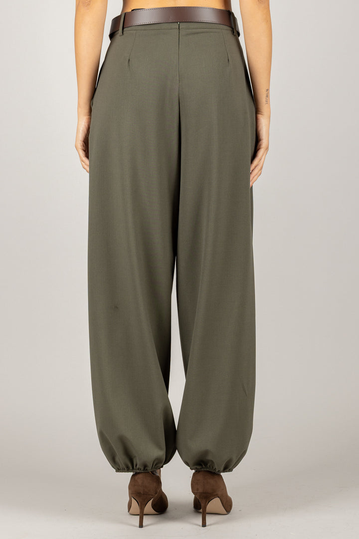 HAVEONE - PVS-P218 - PANTALONE BARREL CON CINTA