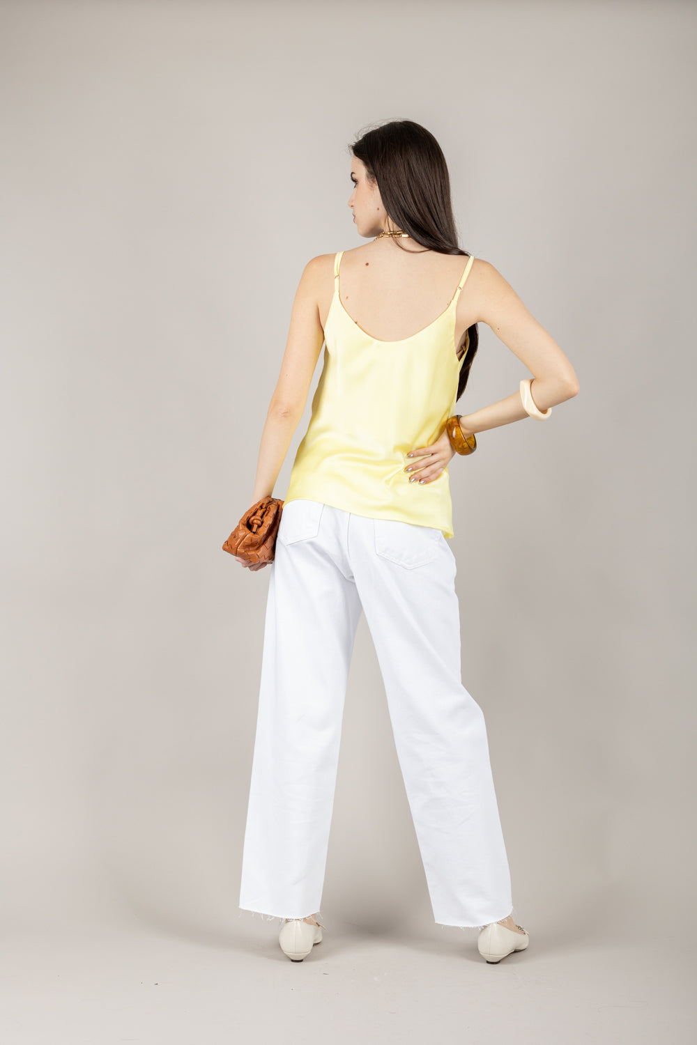 VICOLO - TD0511 - CANOTTA IN SATIN