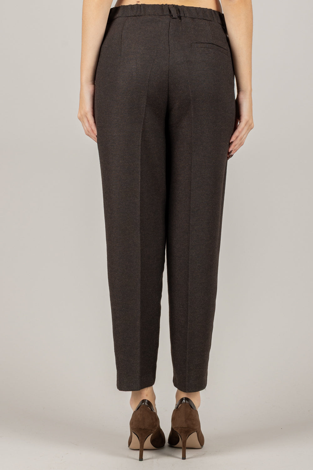 VICOLO - TF1578 - PANTALONE A SIGARETTA TRAMATO