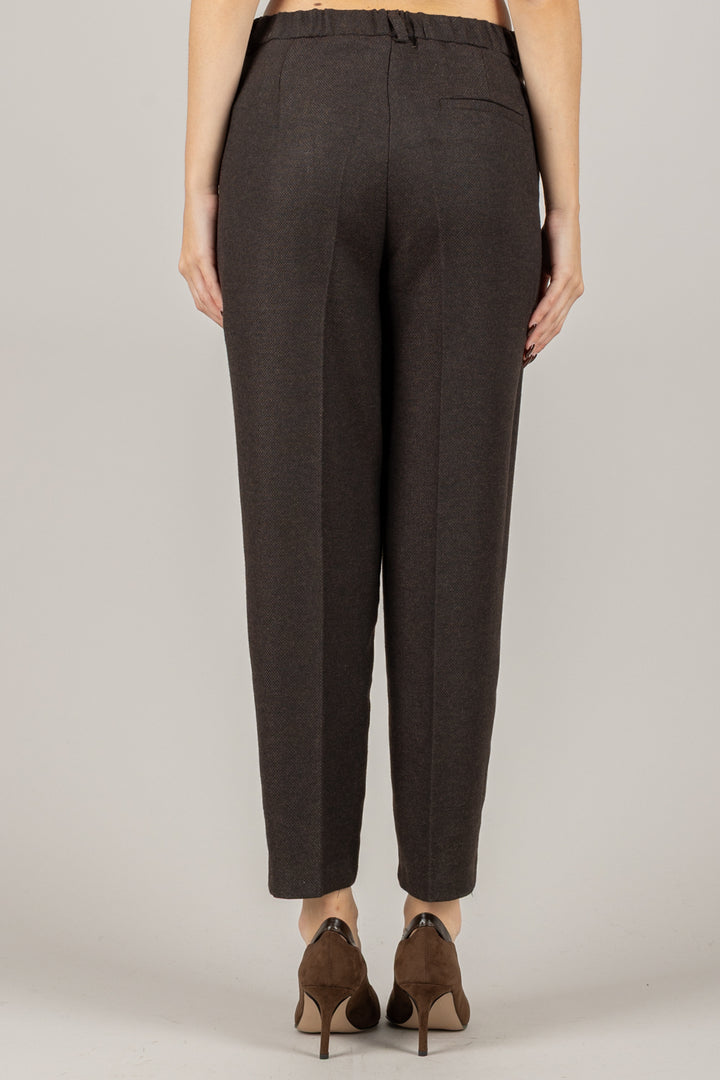 VICOLO - TF1578 - PANTALONE A SIGARETTA TRAMATO