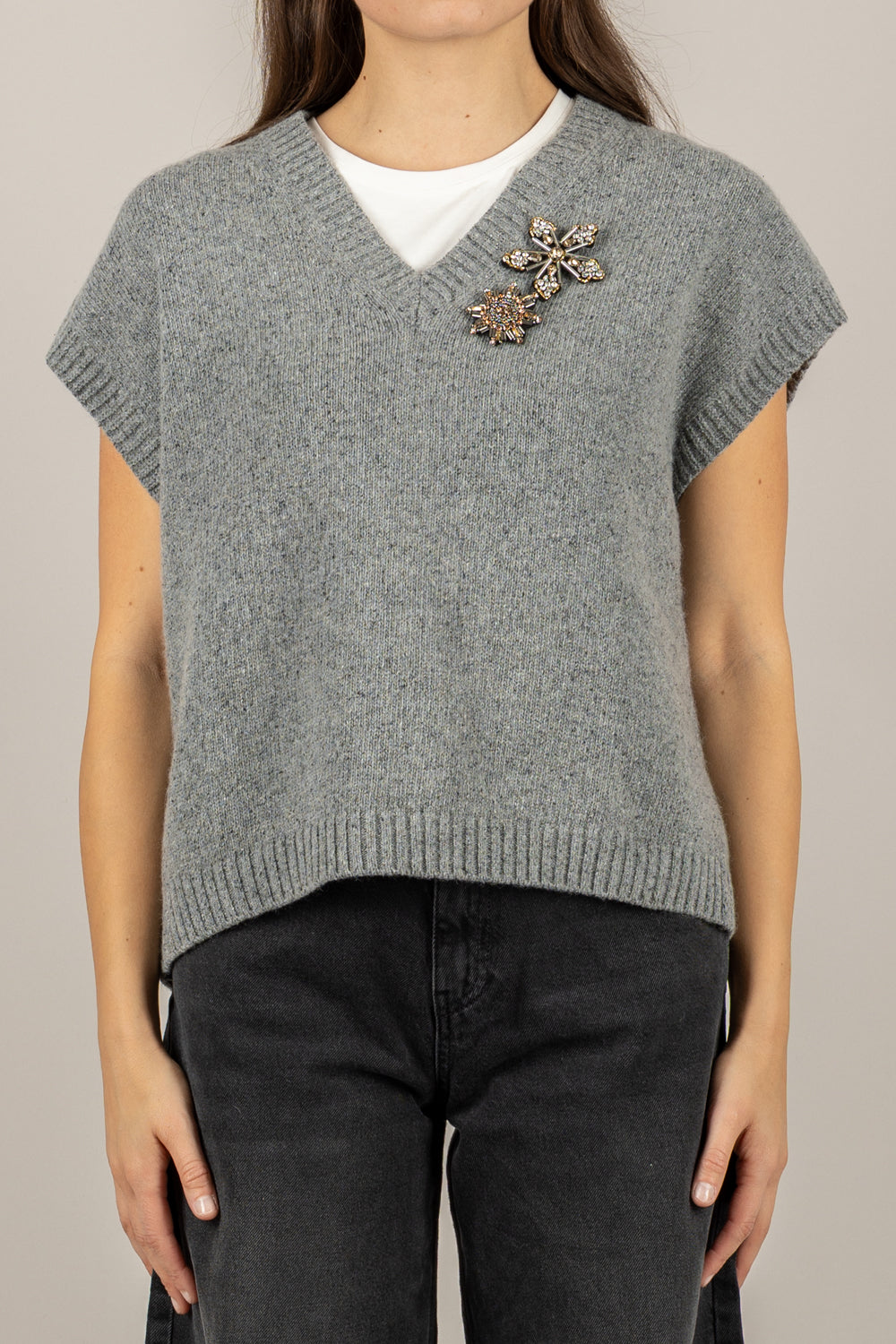 HAVEONE - JIT-P020 - CARDIGAN OVER TRE BOTTONI