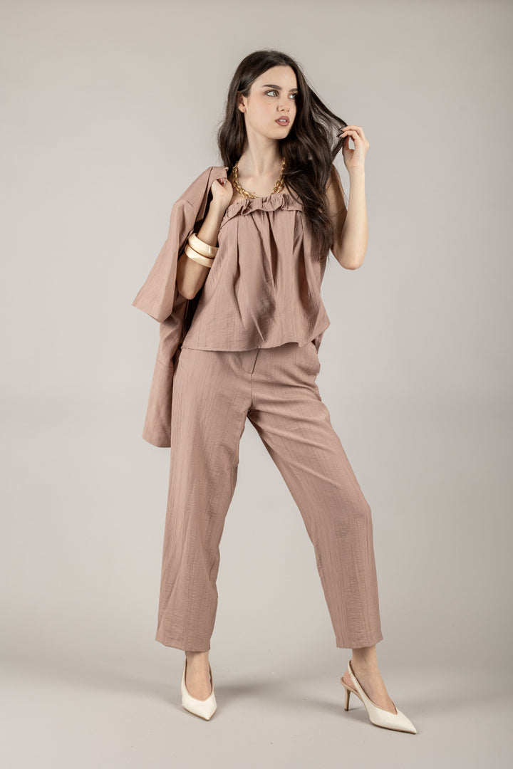 TENSIONE IN - 25P7626 - PANTALONE CON CINTA