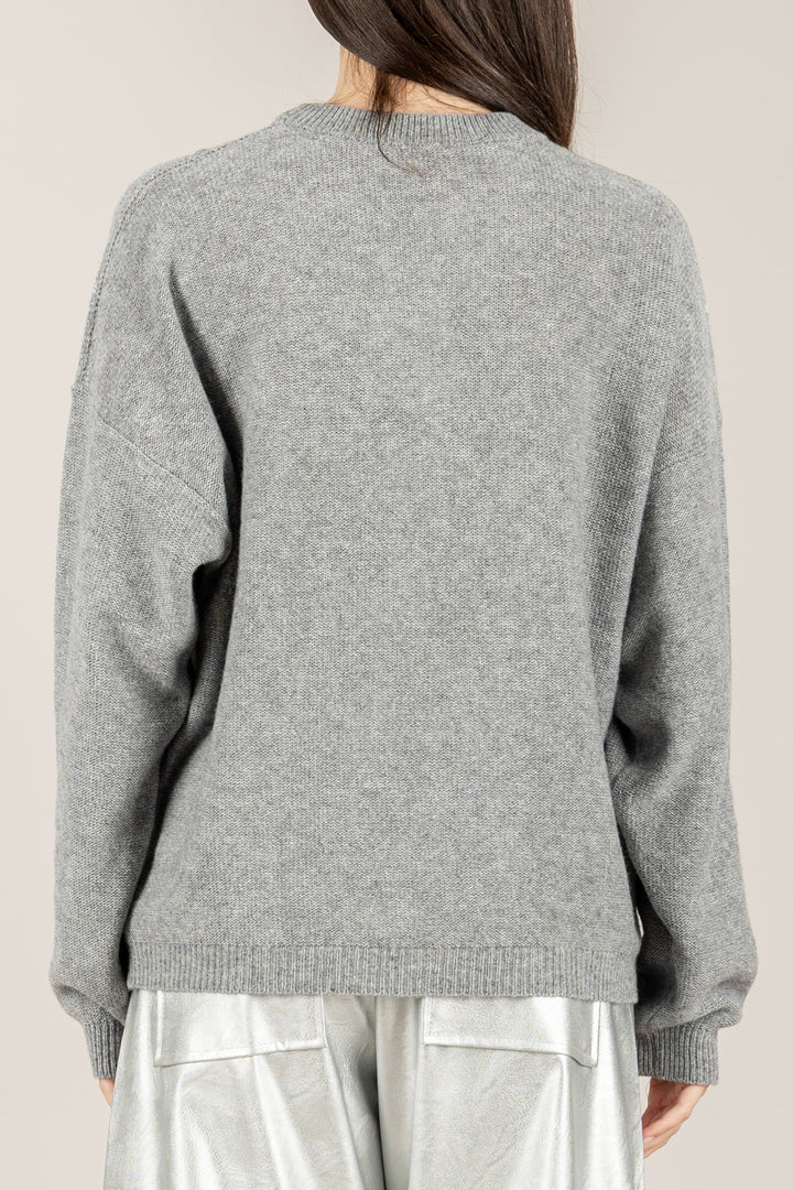 VICOLO - 77344F - MAGLIA ROMBI GIROCOLLO