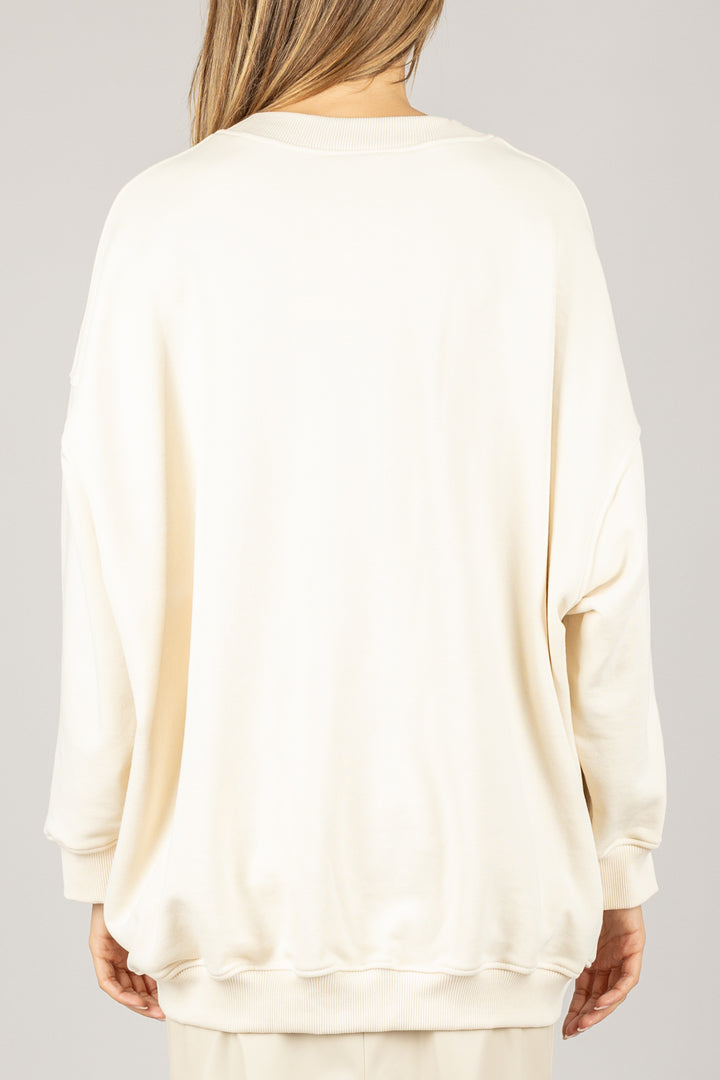 VICOLO - TF0582 - FELPA OVER