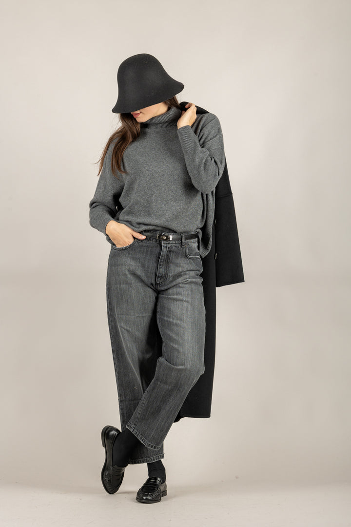 TENSIONE IN - D78758 - MAGLIA COLLO ALTO