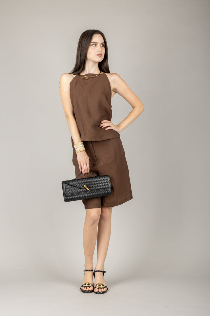 TENSIONE IN - 25T7902 - TOP SCOLLO AMERICANA