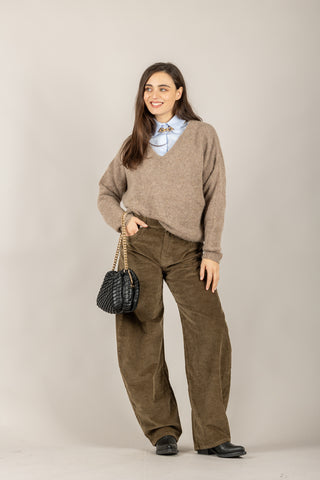 VICOLO - DF5324 - JEANS DENISE VELLUTO