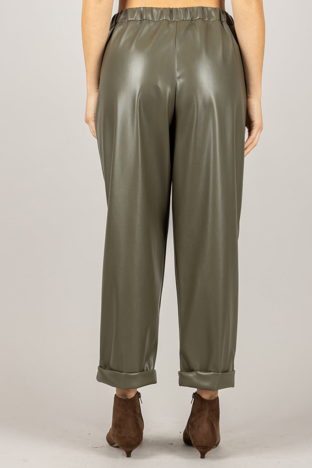 DIXIE - PCTHKFN - PANTALONE ECOPELLE CARROT