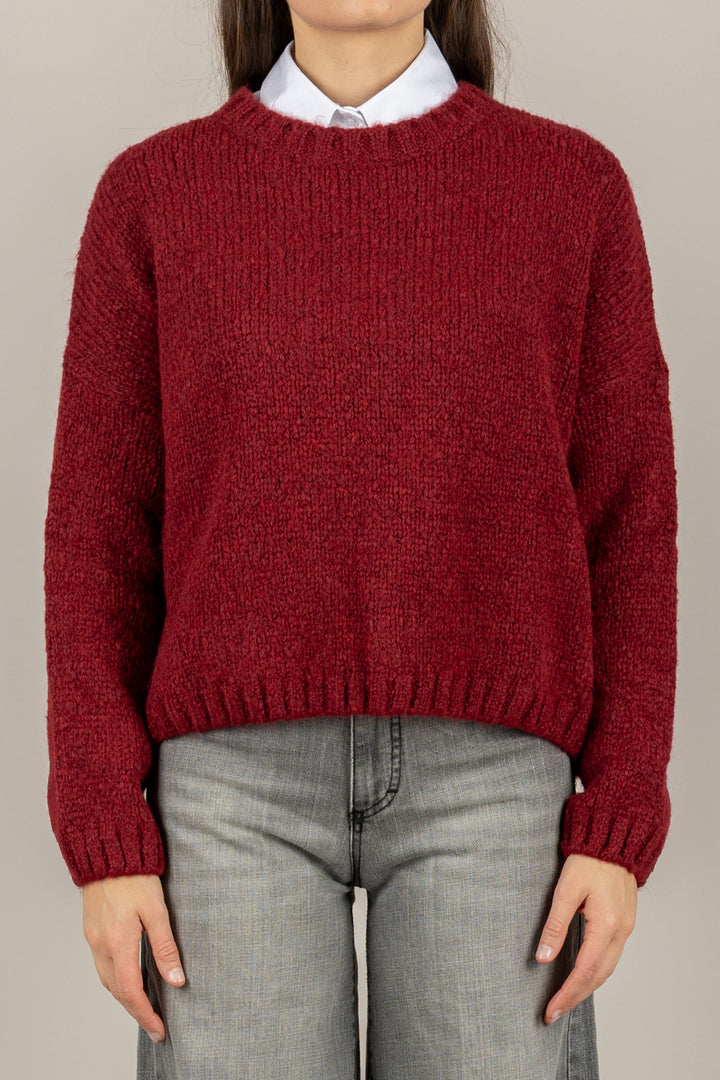 TENSIONE IN - D80379 - MAGLIA SCOLLO A BARCA