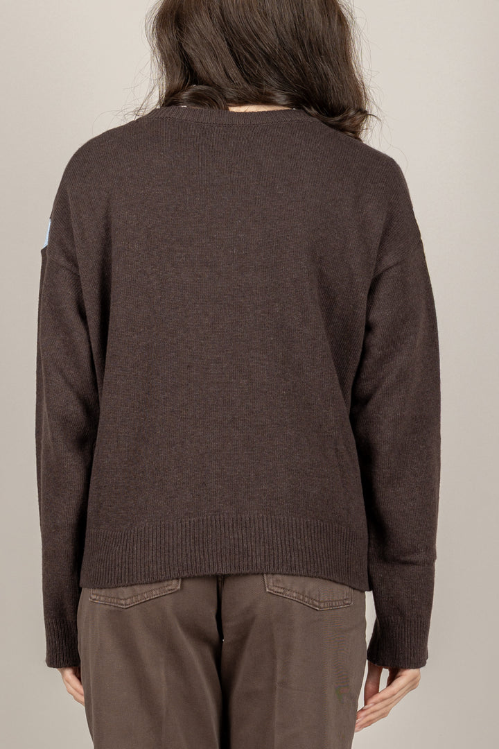 TENSIONE IN - W5HMJ73A359 - MAGLIA GIROCOLLO CON ROMBI