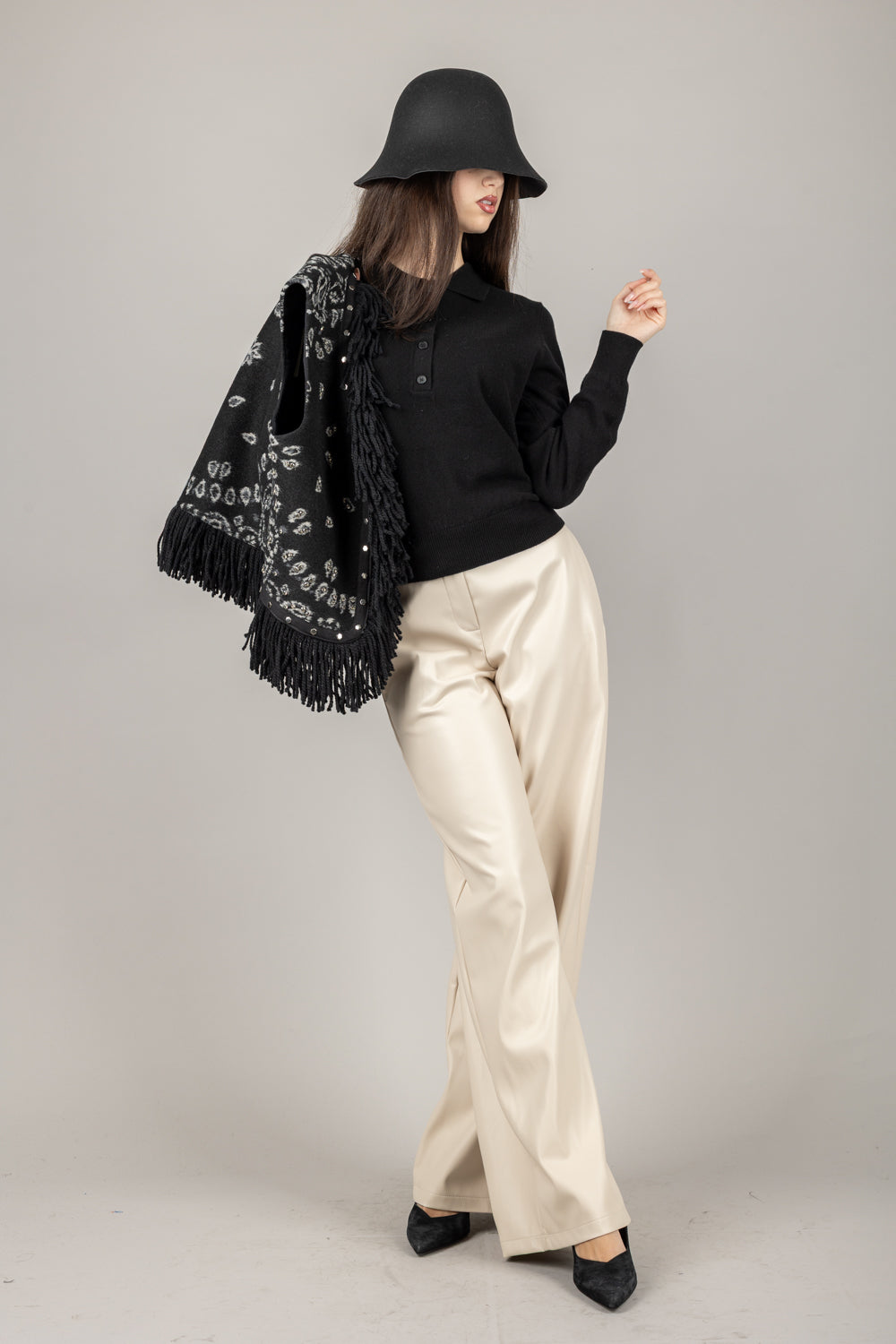 TENSIONE IN - WL1028AI25 - MAGLIA POLO IN LANA