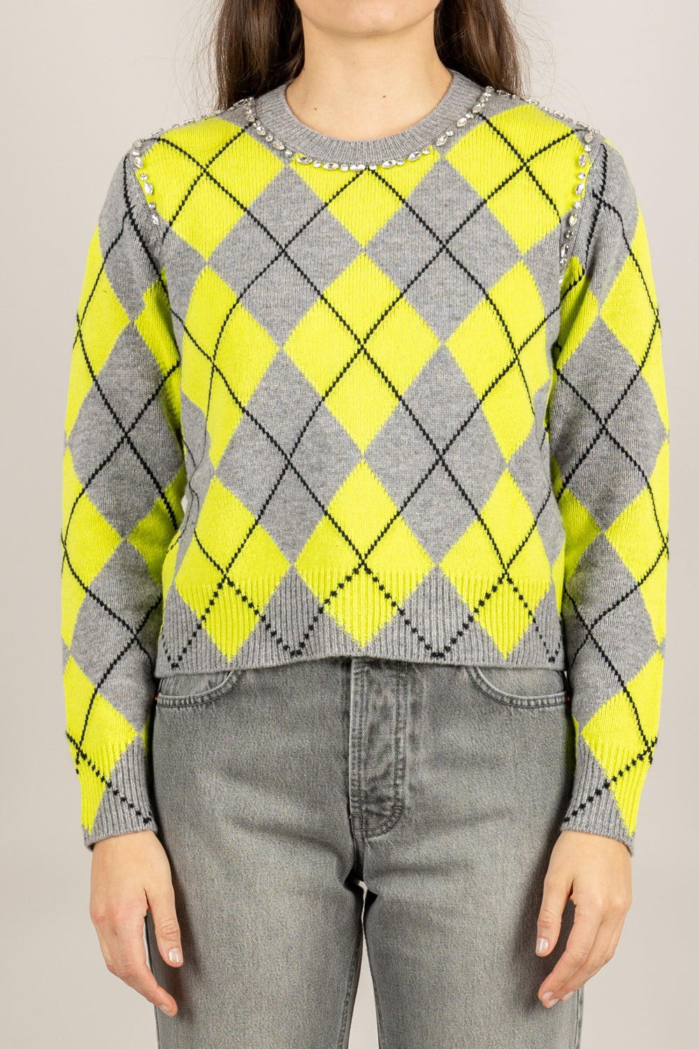 VICOLO - 77057F - MAGLIA ROMBI PROFILO GIOIELLO