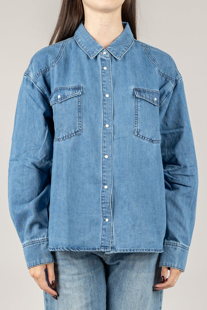 VICOLO - DF5151 - CAMICIA IN DENIM ASIA