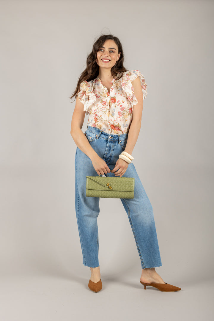 TENSIONE IN - S25CB40 - CAMICIA FLOREALE