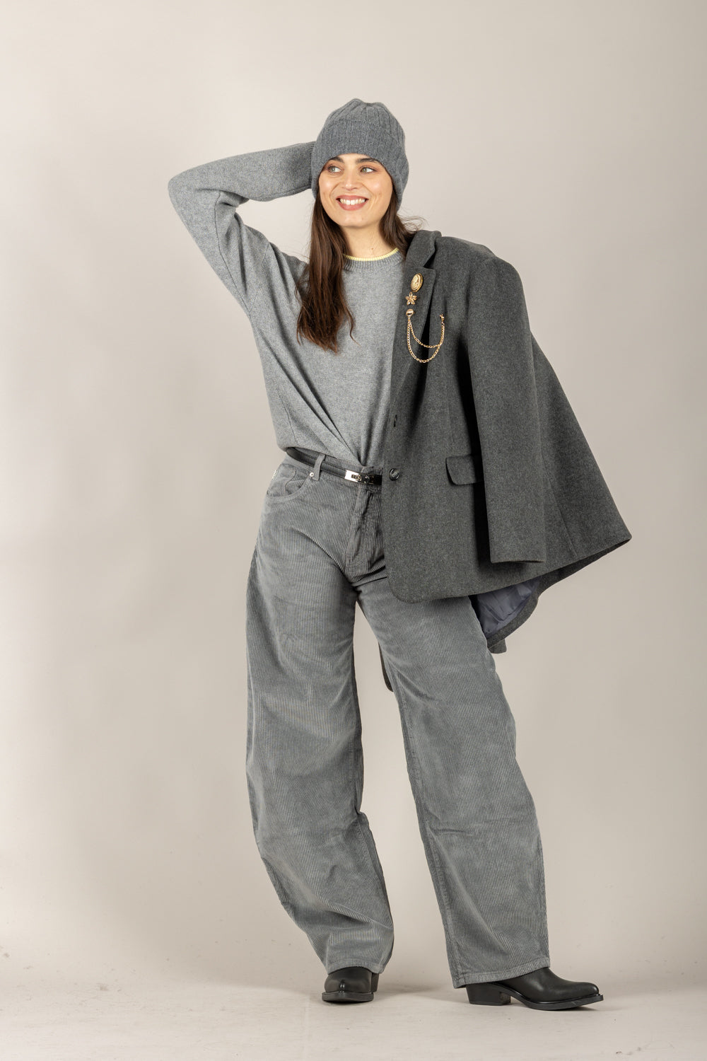 VICOLO - DF5324 - JEANS DENISE VELLUTO