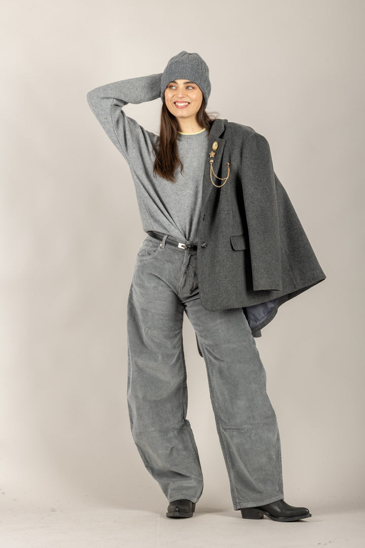 VICOLO - DF5324 - JEANS DENISE VELLUTO