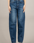 Jeans carrot Bloom Victoria - 99% cotone + 1% elastan blu